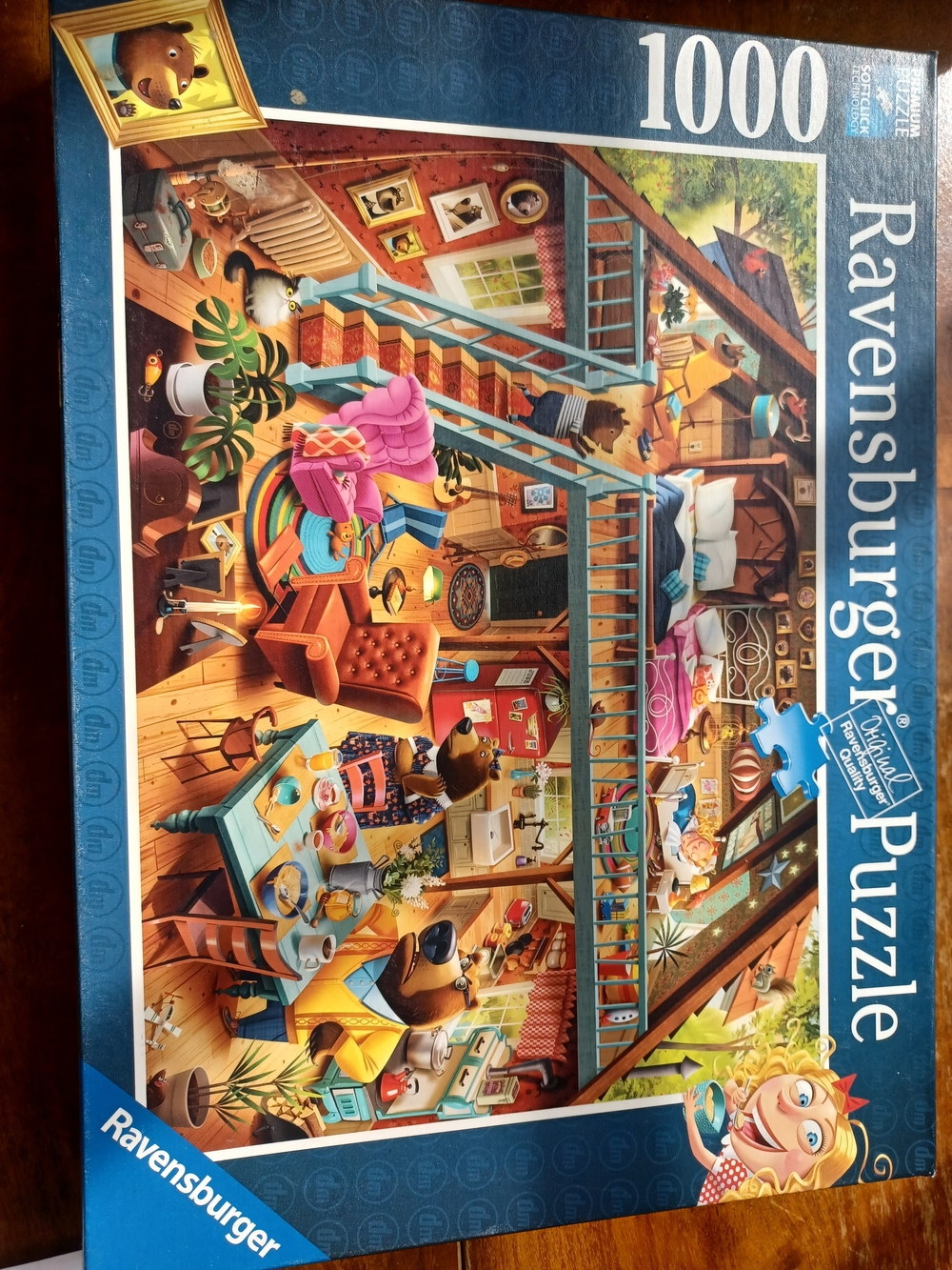 Ravensburger Blue Box 1000-Piece Cozy Cottage Interior Puzzle